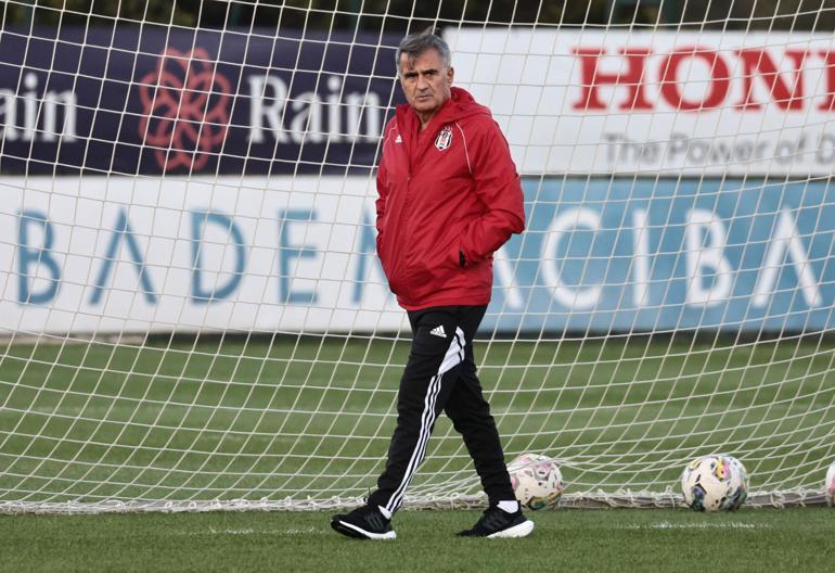 Şenol Güneş, Beşiktaş ile ilk antrenmanına çıktı