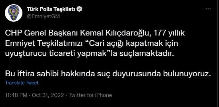 Jandarma ve EGMden, Kılıçdaroğlu hakkında suç duyurusu açıklaması