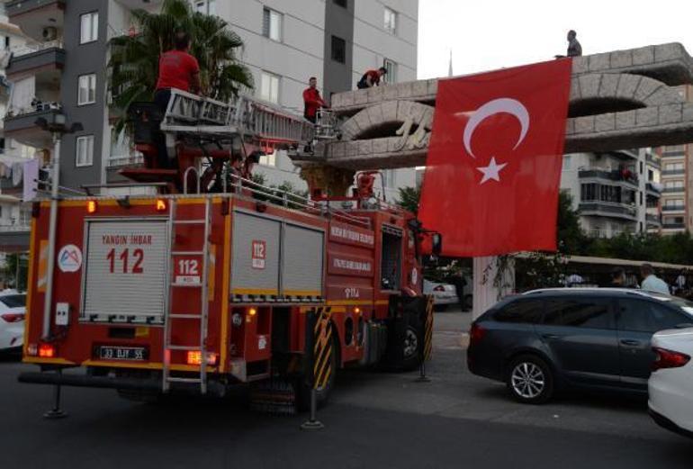 Mersine şehit ateşi düştü