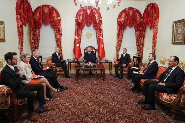 Cumhurbaşkanı Erdoğan NATO Genel Sekreteri Stoltenbergi kabul etti