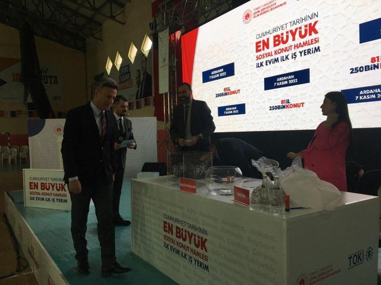 Ardahan ve Şırnakta İlk Evim, İlk İş Yerim projesinin kuraları çekildi