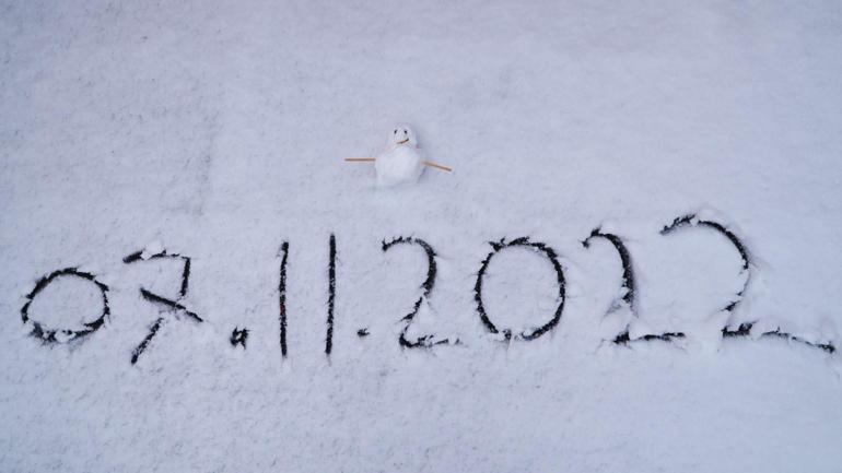 Erciyeste kar yağışı etkili oldu