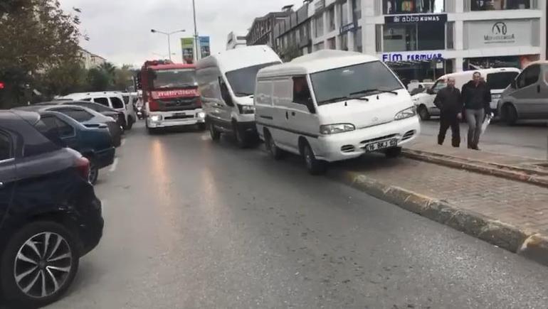 Güngörende hatalı parklar itfaiyeyi zor durumda bıraktı