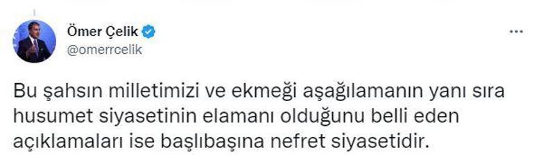 AK Partili Çelik: Ekmek Üreticileri Sendikası Başkanının sözleri, nefret söylemidir