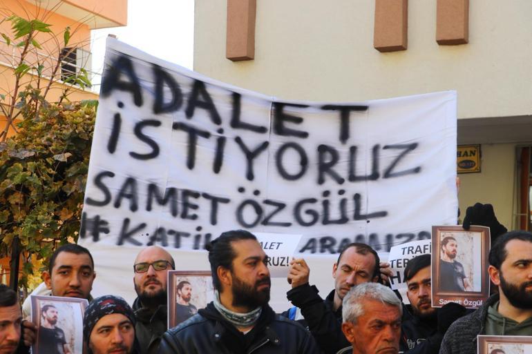 Yol verme kavgasında öldürülen motokurye Sametin yakınlarından, adli kontrol tepkisi