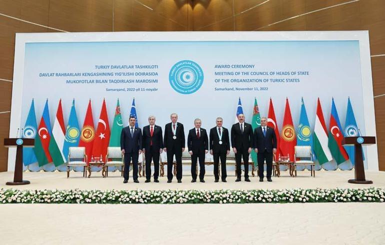 Erdoğan’a Türk Dünyası Ali Nişanı taltif edildi