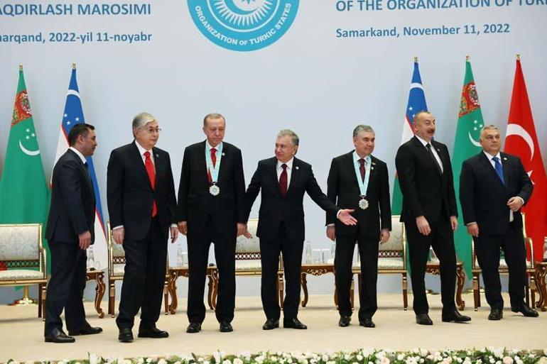 Erdoğan’a Türk Dünyası Ali Nişanı taltif edildi