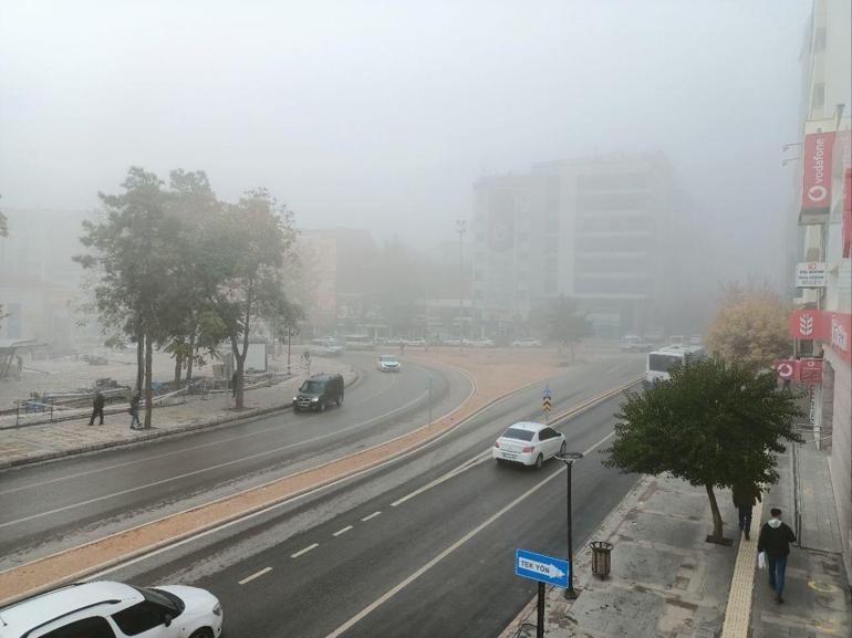 Elazığ’da yoğun sis