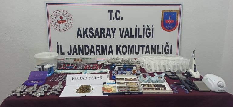 Aksarayda sahte diş hekimine gözaltı