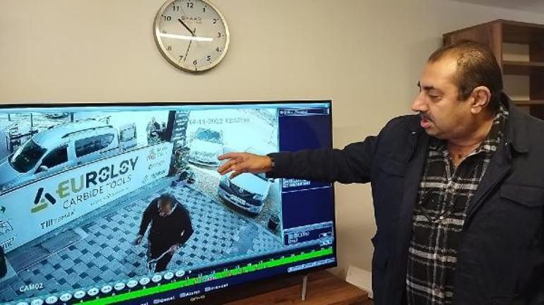 Freni boşalan kamyon, 3 otomobil ile 2 yayaya çarpıp, iş yerine daldı