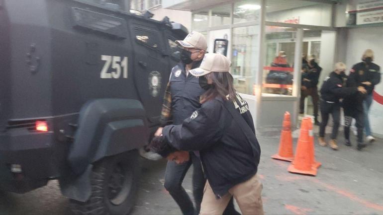 İstiklal Caddesine bomba bırakan kadın terörist zırhlı araçla adliyeye getirildi