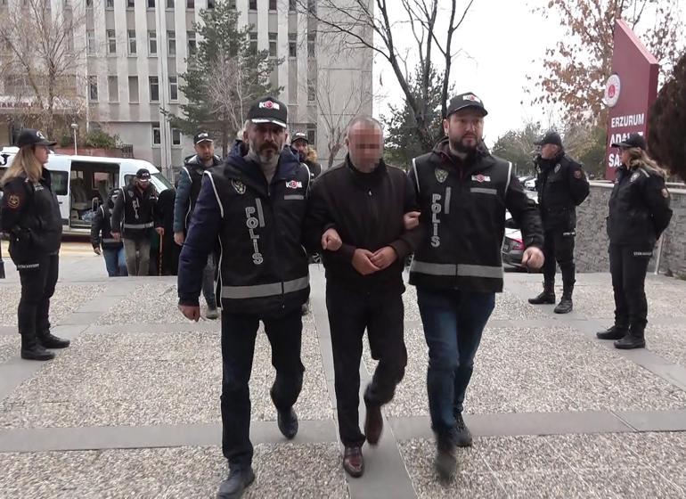 Erzurumda Girdap operasyonunun 8 şüphelisi adliyede