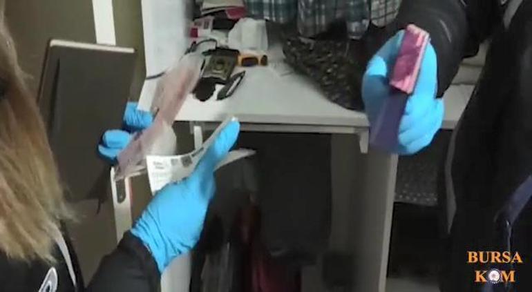 Bursada sahte çek operasyonuna 5 tutuklama