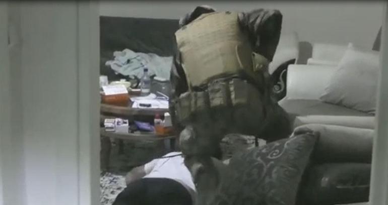 Trabzonda silahlı suç örgütlerine operasyon, polis kamerasında