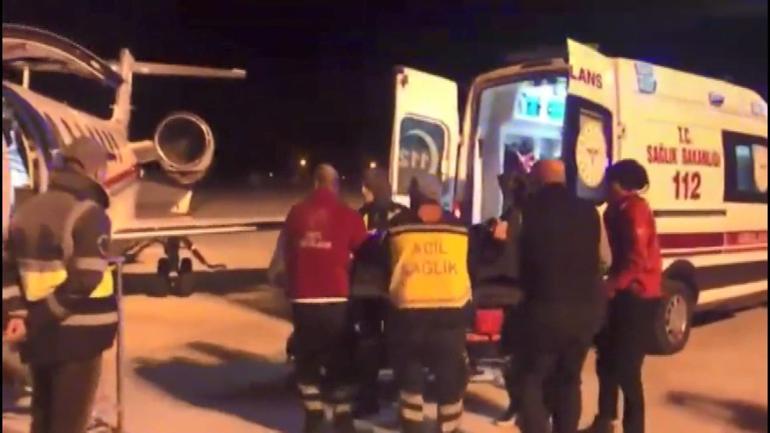 Amasyadaki kazada yaralanan Sergen Deveci İstanbula getirildi
