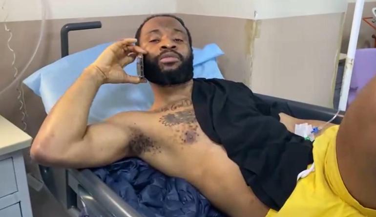 İstanbulda deprem sırasında balkondan atlayan Nijeryalı yaralandı