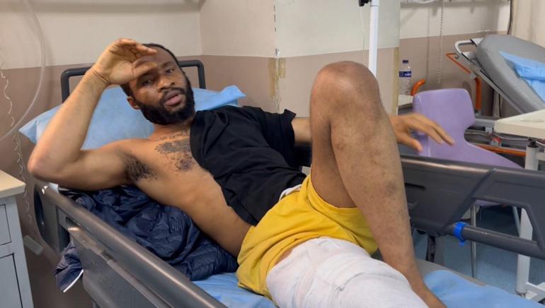 İstanbulda deprem sırasında balkondan atlayan Nijeryalı yaralandı