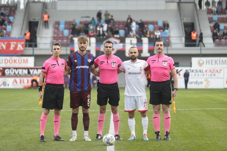 Jübile yapan Cüneyt Çakır, Trabzon’da hakem izledi