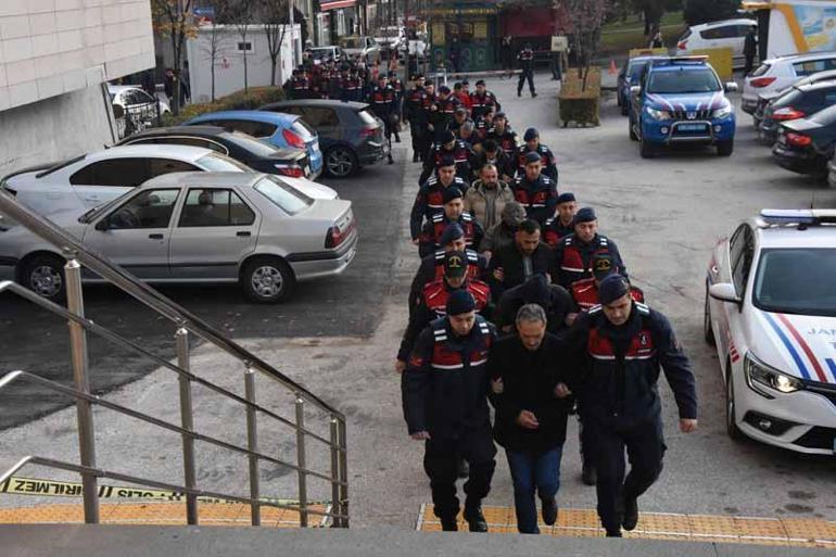 100 milyon liralık kablo çalan şebekenin 20 şüphelisi adliyede