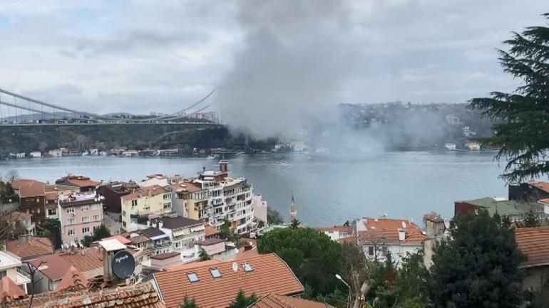 Beykozda yangın: Duman Boğazda birçok noktada görüldü