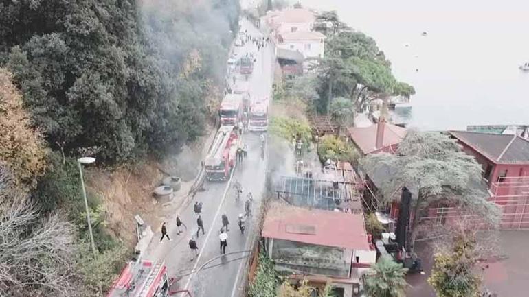 Beykozda yangın: Duman Boğazda birçok noktada görüldü