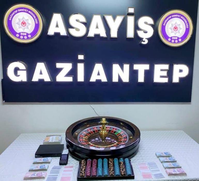 Gaziantepte villaya kumar baskını: 9 gözaltı