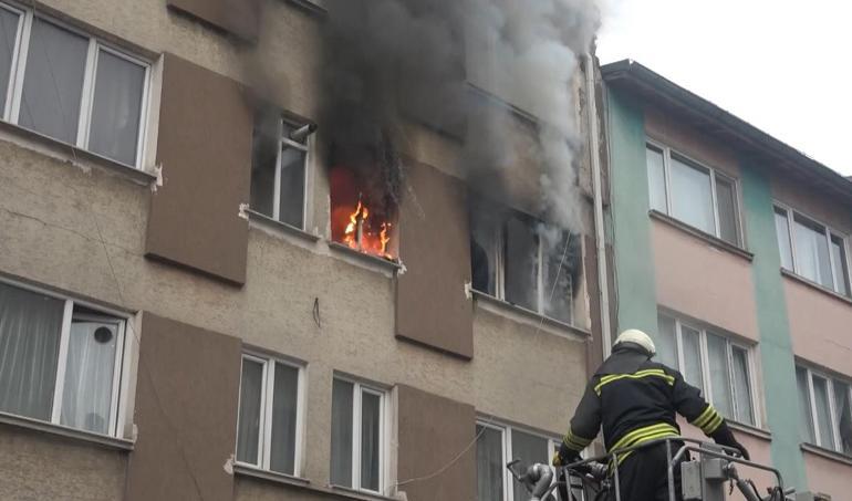 Elektrikli ısıtıcıdan yangın çıktı, vücudunda yanıklar oluştu