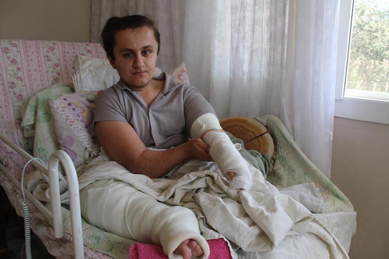 Cam kemik hastası Hilmiyi tartıştığı grup darbetti; kolu ve bacağı kırıldı