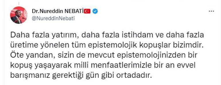 Bakan Nebati: İthal ekonomi komiserlerine bel bağlayanlar, yüksek faiz vaat ediyor