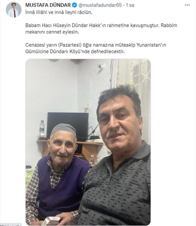 Osmangazi Belediye Başkanı Mustafa Dündarın acı günü