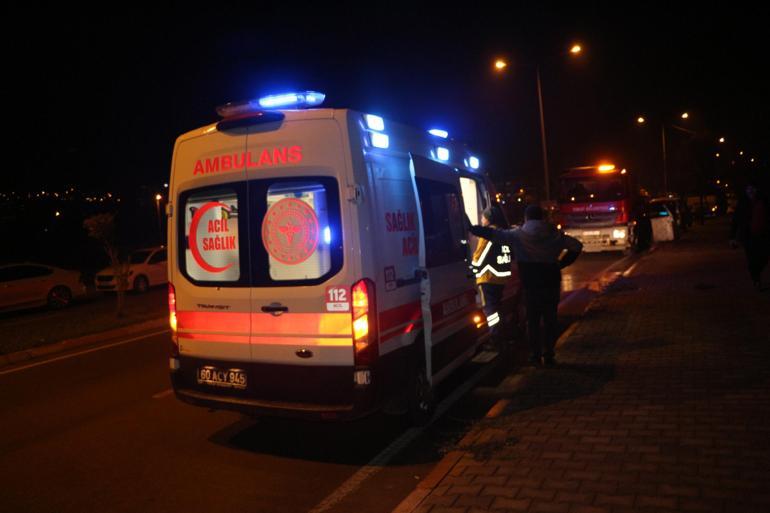 Sitede çıkan yangın sonrasında esnaf kavga etti, polis biber gazı kullandı