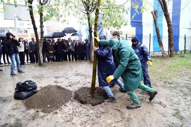 Terör saldırısında hayatını kaybeden Yağmur’un anısına fidan dikildi