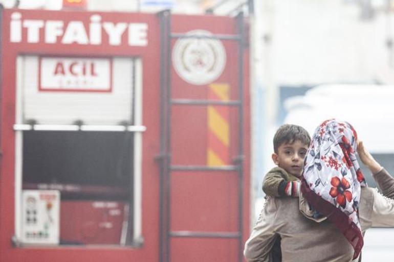 Mersinde otomotiv servisinde yangın