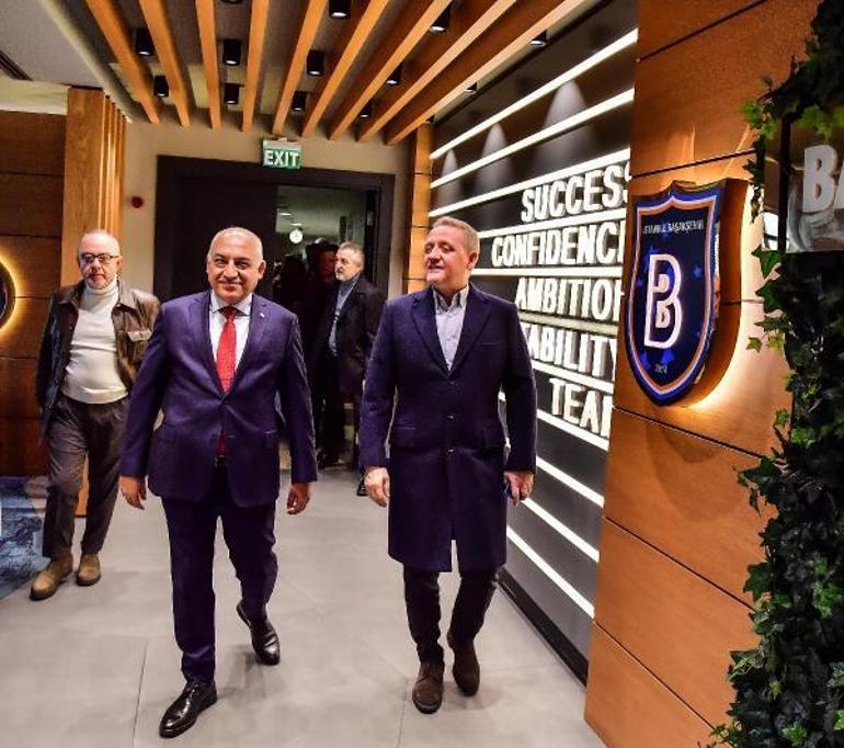 TFF Başkanı Büyükekşiden Başakşehir Futbol Kulübüne ziyaret