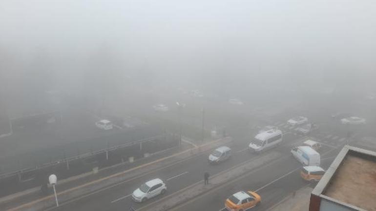 Diyarbakırda uçak seferlerine sis engeli