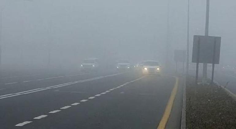 Diyarbakırda uçak seferlerine sis engeli