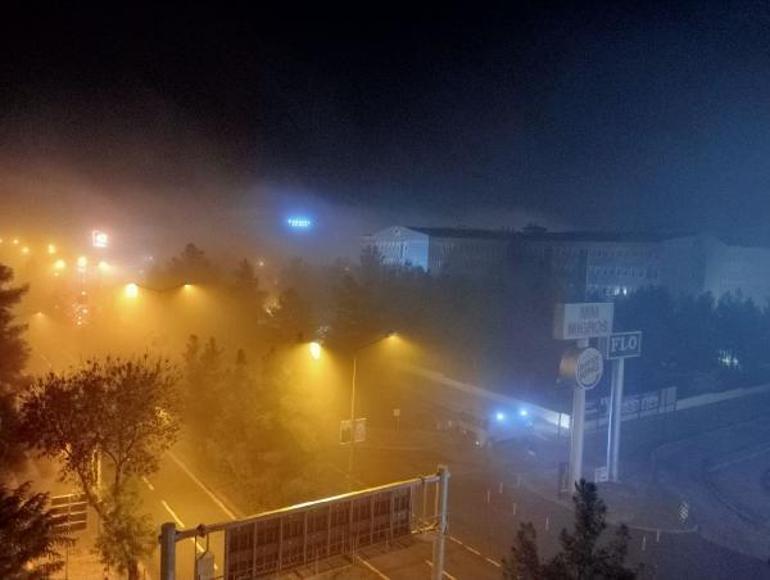 Diyarbakırda uçak seferlerine sis engeli