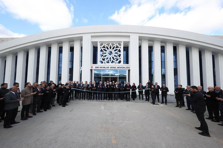 Dini Yayınlar Genel Müdürlüğünün hizmet binası açıldı