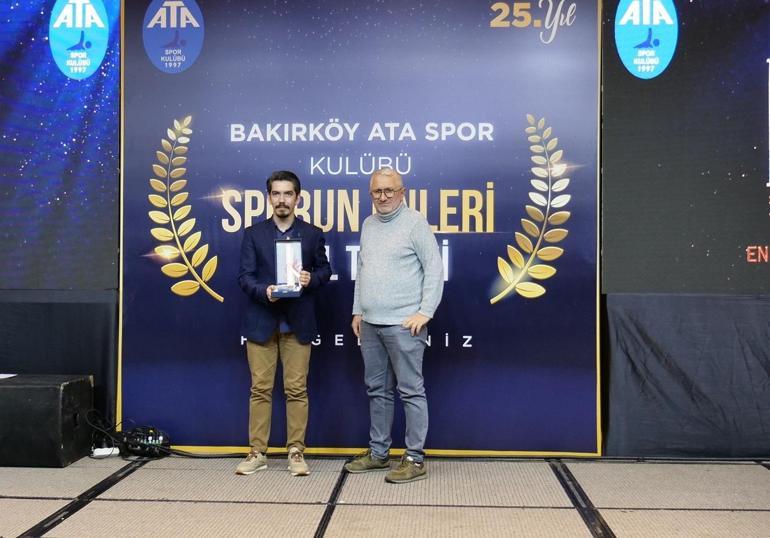 Bakırköy Ata Spor Kulübü Sporun Enleri ödülleri sahiplerini buldu