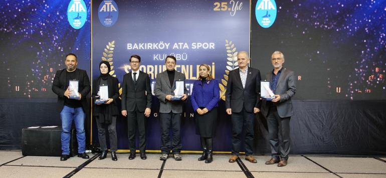 Bakırköy Ata Spor Kulübü Sporun Enleri ödülleri sahiplerini buldu