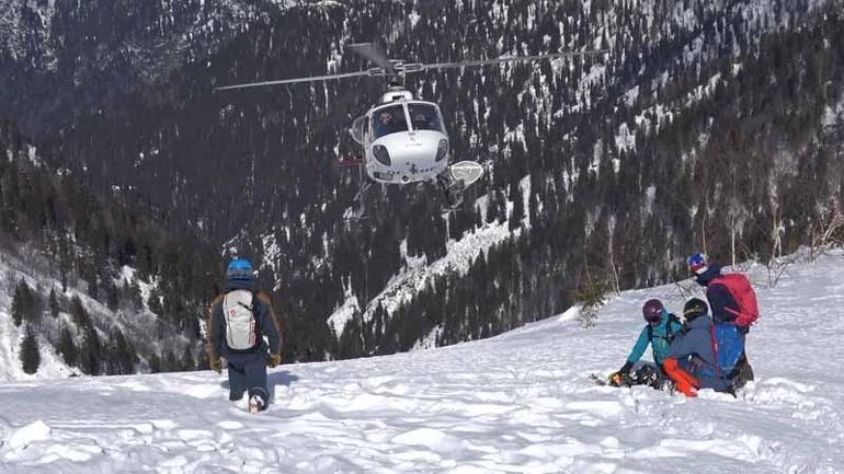 Kaçkarlarda heliski heyecanı başlıyor