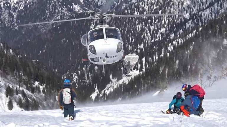 Kaçkarlarda heliski heyecanı başlıyor