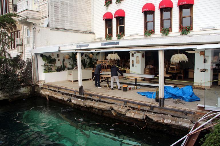 Bebekte çöken iskeleden denize düşenlerin eşyalarını dalgıç çıkardı