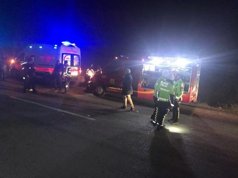 Yolcu otobüsü devrildi: 15 yaralı