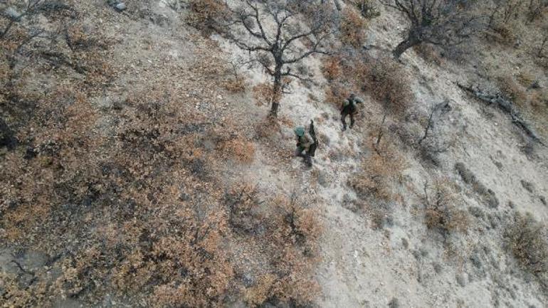 Dron ile tespit edilen kaçak avcılara para cezası