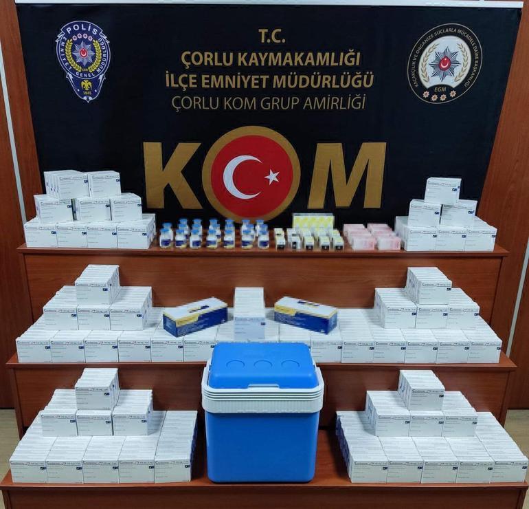 Özel ambulansta 3 bin 200 kaçak ilaç ele geçirildi