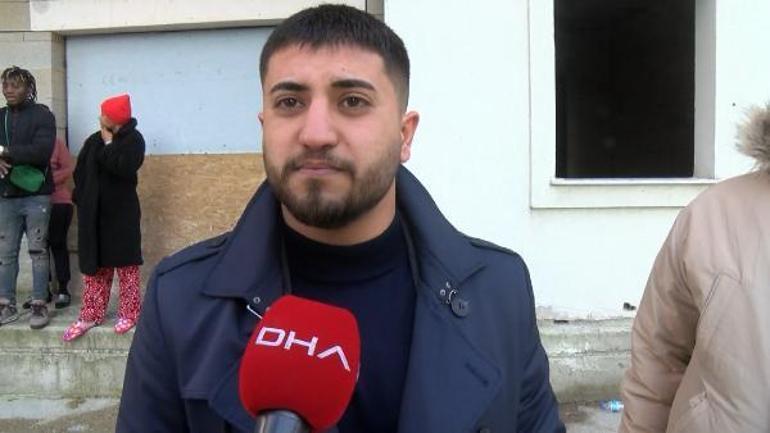 Esenyurtta 25 katlı binanın 18. katında yangın