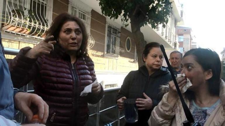 Avcılarda yangında mahsur kalan biri bebek 4 kişiyi itfaiye kurtardı