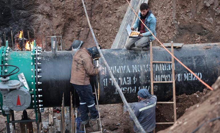 14 kilometrelik isale hattı çekildi, Sivasın su sorunu çözüldü