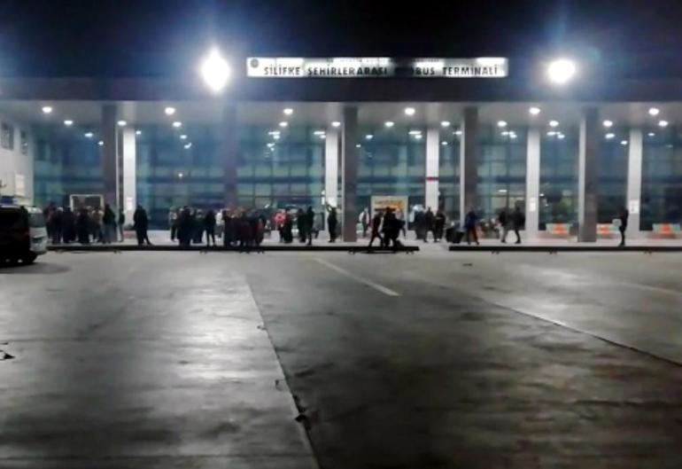 Silifke otobüs terminalinde el bombası paniği